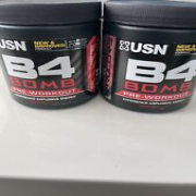 2 X USN B4 Bomb 180G - Pre-workout - New & Improved formula for Explosive Energy