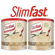 Slimfast Milkshake Powder Vanilla Flavoured 10 Meals 365g x2 Meal Replacement