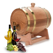 Bca Fass 2l Vintage Wood Oak Timber Wine Barrel for Beer Whiskey Rum Port 5L (3L)