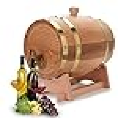 BCA Fass 2l Vintage Wood Oak Timber Wine Barrel for Beer Whiskey Rum Port 5L (3L)