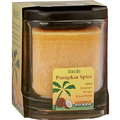 Aloha Bay Eco Palm Square Jar - Pumpkin Spice Orange 8 oz
