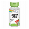 Solaray Cayenne Garlic - 100 Caps
