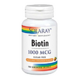 Solaray Biotin - Orange 100 Lozenges