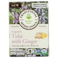 Traditional Medicinals Teas Organic Tea - Tulsi with Ginger 16 Bags