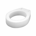 Raised Toilet Seat Carex 3-1/2 Inch Height White 300 lbs. Weight Capacity - 1 Each by Carex