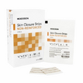 Skin Closure Strip McKesson 1/4 X 1-1/2 Inch Nonwoven Material Flexible Strip Tan - 50 Count by McKesson
