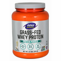 Grass-Fed Whey Protein Creamy Vanilla 1.2 lbs by Now Foods