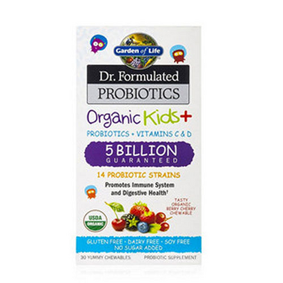 Dr. Formulated Probiotics Organic Kids+ 30 Chews by Garden of Life