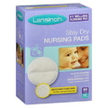 Lansinoh Stay Dry Nursing Pads Medium 60 Each by Lansinoh