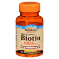 Sundown Naturals Biotin Tablets 120 Tablets by Sundown Naturals