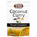 Organic Coconut Curry Crackers 3 Oz by Foods Alive