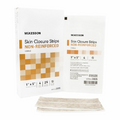 Skin Closure Strip McKesson 1 X 5 Inch Nonwoven Material Flexible Strip Tan - Tan 25 Count by McKesson