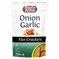 Onion Garlic Flax Crackers 4 Oz by Foods Alive