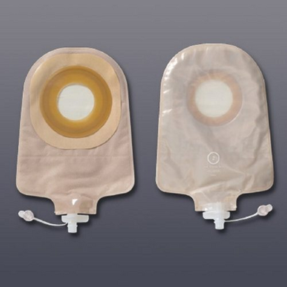 Urostomy Pouch Premier One-Piece System 9 Inch Length 1 Inch Stoma Drainable - Transparent 10 Count by Hollister