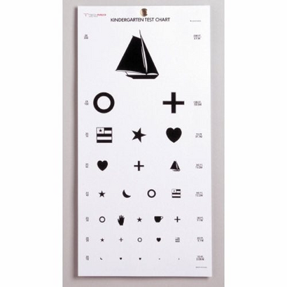Eye Test Chart McKesson 20 Feet Kindergarten - 5 Bags by McKesson