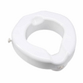 Raised Toilet Seat Carex 4-1/4 Inch Height White 500 lbs. Weight Capacity - 1 Each by Carex
