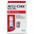 Blood Glucose Test Strips Accu-Chek Aviva Plus 50 Strips per Box Tiny 0.6 microliter drop For Accu- - Case of 1800 by Accu-Chek