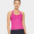 Expert Brand Women's Cropped Racerback Athletic Tank Top