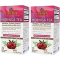 2-PACK Lakma Wellness Moringa Tea With Pomegranate flavor - 25 Tea Bags