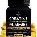 NATIVE OASIS Creatine Monohydrate 5,000MG Gummy Creatine Supplement Men Women 60