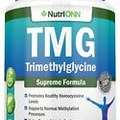 Trimethylglycine TMG Supplement - 1000mg - Supports Normal Homocysteine Levels
