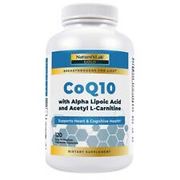 Nature's Lab CoQ10 + Alpha Lipoic Acid + Acetyl L-Carnitine HCl, 120 Vegetarian