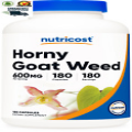 Horny Goat Weed Extract (Epimedium) 600Mg Capsules, 180 Servings - Gluten Free &