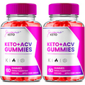 (2 Pack) Summer Keto Gummies, Summer Keto ACV Gummies Weight Loss (120 Gummies)