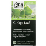 Gaia Herbs Ginkgo Leaf 60 Vegan Caps