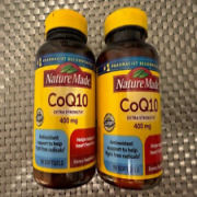 NEW Nature Made CoQ10 400mg 90  180 Softgels Extra Strength Exp 9/26 SEALED