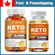 Keto BHB Pills Best Weight Loss Fat Burner Carb Blocker Ketone Diet Gummies