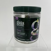 Sealed Gaia Herbs Organic Sleep Gummies Cherry Orange 40ct