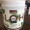 Aloha Organic Plant Protein Chocolate Powder 1lb 3oz (7/24)
