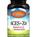 Carlson Laboratories Aces + Zn Antioxidants 60 Softgel