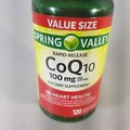 Spring Valley Rapid-Release CoQ10, 100 mg Softgels, 120 Count