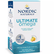100 ct. Nordic Naturals Ultimate Omega Softgels 1280 mg Fish Oil, exp. 1 yr