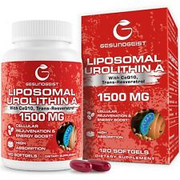 Gesundgeist Liposomal Urolithin A 1000mg - with CoQ10 & Trans-Resveratrol, 120 V