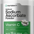 Horbäach Buffered Sodium Ascorbate Vitamin C Powder | 16 Oz | Vegan, Non-Gmo, an