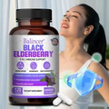 Immune System Boost Vitamin C + Zinc + Elderberry + 30 To 120 Capsules