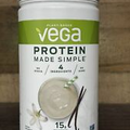 Vega Vegan Protein Powder Plant Based Made Simple Vanilla Stevia Free 9.2 Oz