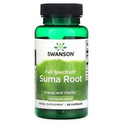 Swanson Full Spectrum Suma Root Promotes Overall Vitality 400mg 60 Capsules