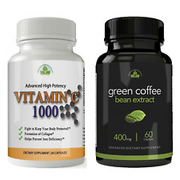 Vitamin C Pills Immune Support Green Coffee Bean Extract Weight Loss Supplements
