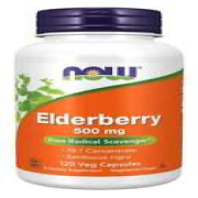 NOW Foods Elderberry, 500mg - 120 vcaps