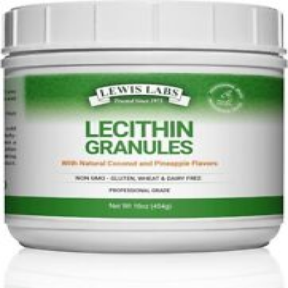 Lewis Labs Granules Supplement Natural Lactation Support Soy Lecithin Powder