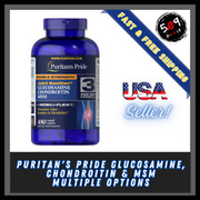Puritan'S Pride Glucosamine, Chondroitin & MSM-3 per Day Formula by Puritan’S Pr