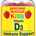 Wellyeah Kids Vitamin D3 Gummies - 1000 IU (25 Mcg)- Supports Bone Strength and