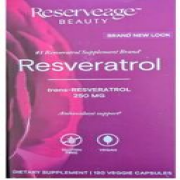 Reserveage Resveratrol 250 mg Supplement 120 VCaps Exp 03/2025