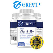Brilliant Vitamin B+ - Vitamins D3, B6, B12, Folate, Magnesium Bisglycinate