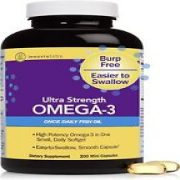 InnovixLabs Ultra Strength Omega 3 Fish Oil - Small, Burpless Fish Oil (44%