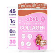 Obvi More Than Collagen Peptides Powder, Cocoa Cereal, 30 Servings, 13.68 Oz USA